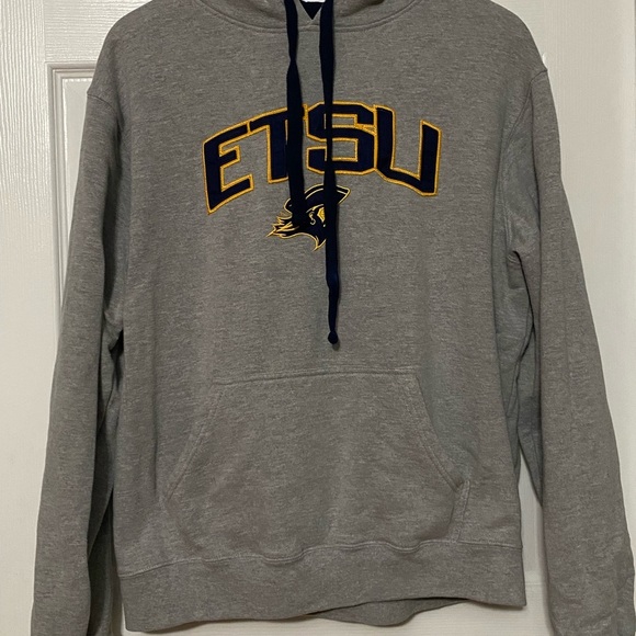 Women's Top of the World Gray ETSU Hoodie size (East TN State University) - Picture 2 of 5